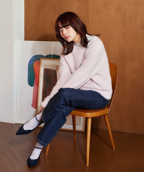 mysty woman(ミスティウーマン)の「KUROKIセミワイドデニムパンツ 636697(デニムパンツ・レディース・インディゴブルー/ブラック/ブルー・SMALL/MEDIUM)」の22枚目の写真