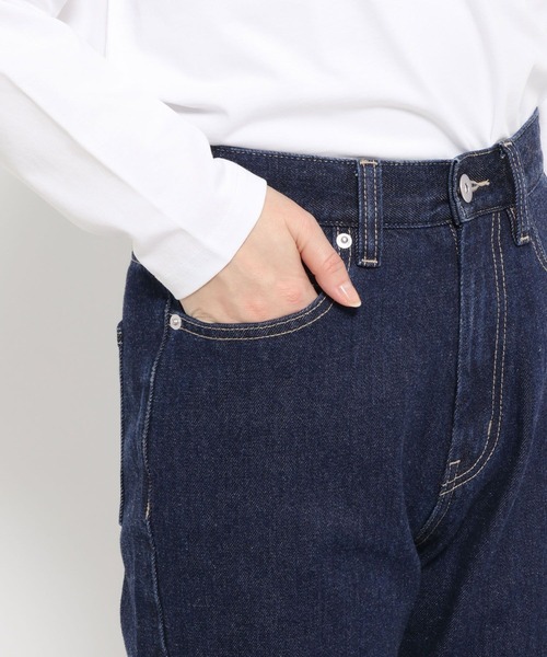 mysty woman(ミスティウーマン)の「KUROKIセミワイドデニムパンツ 636697(デニムパンツ・レディース・インディゴブルー/ブラック/ブルー・SMALL/MEDIUM)」の8枚目の写真