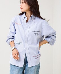 GLOSTER（グロスター）の「【気分を上げるフレーズ】ポジティブメッセージシャツ パート2（シャツ/ブラウス）」