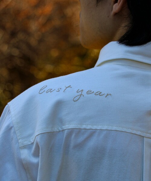 GLOSTER（グロスター）の「【気分を上げるフレーズ】ポジティブメッセージシャツ パート2（シャツ/ブラウス・メンズ・ホワイト/イエロー/ストライプ・S/M/L）」の14枚目の写真