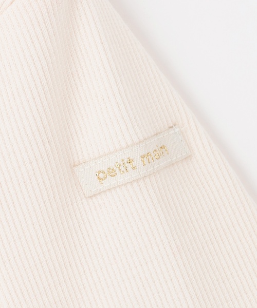 petit main（プティマイン）の「星刺しゅうサロペットカバーオール（ロンパース・キッズ・アイボリー/レッド・70cm/80ｃｍ）」の12枚目の写真