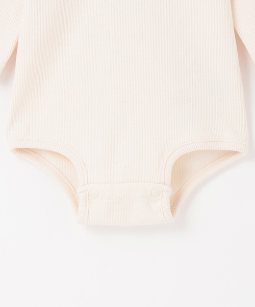 petit main（プティマイン）の「星刺しゅうサロペットカバーオール（ロンパース・キッズ・アイボリー/レッド・70cm/80ｃｍ）」の14枚目の写真