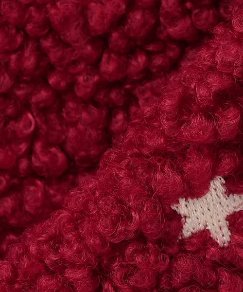 petit main（プティマイン）の「星刺しゅうサロペットカバーオール（ロンパース・キッズ・アイボリー/レッド・70cm/80ｃｍ）」の19枚目の写真