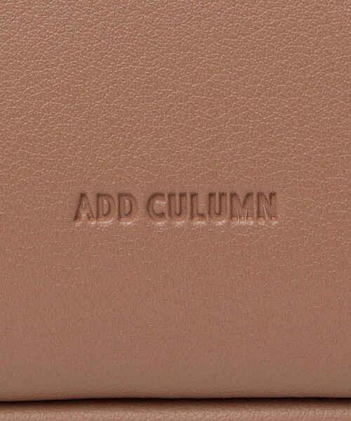 ADD CULUMN（アドカラム）の「ADD CULUMN:FIGRE BOSTON S（ボストンバッグ・レディース・ブラウン/オフホワイト・ONE SIZE）」の10枚目の写真