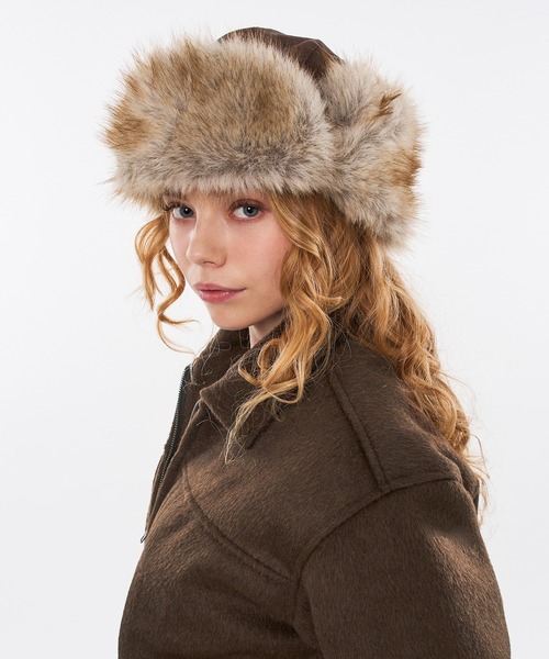 2WAY FAKE FUR FLIGHT CAP / 2WAYフェイクファーフライトキャップ