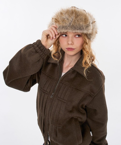 2WAY FAKE FUR FLIGHT CAP / 2WAYフェイクファーフライトキャップ