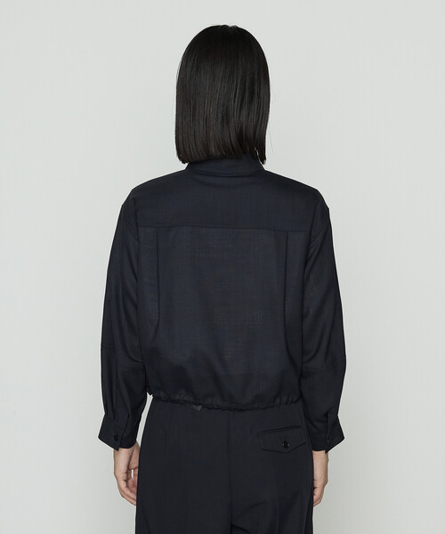 COMME CA(コムサ)の「〔 TALLサイズ 〕 T/W平ボイル シャツジャケット(その他アウター・レディース・ネイビー・15号/13号)」の11枚目の写真