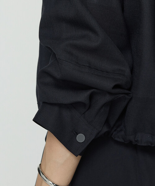 COMME CA(コムサ)の「〔 TALLサイズ 〕 T/W平ボイル シャツジャケット(その他アウター・レディース・ネイビー・15号/13号)」の14枚目の写真