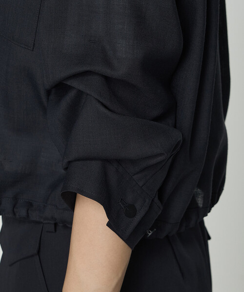 COMME CA(コムサ)の「〔 TALLサイズ 〕 T/W平ボイル シャツジャケット(その他アウター・レディース・ネイビー・15号/13号)」の15枚目の写真