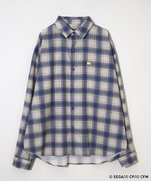 RAGEBLUE(レイジブルー)の「【プロジェクトセカイ×ZOZOTOWN】ワンダーランズ×ショウタイムコラボ モチーフチェックシャツ(シャツ/ブラウス・レディース・グレー系その他/グリーン系その他/ブルー系その他/イエロー/ピンク系その他/ピンク系その他2・MEDIUM/LARGE)」の3枚目の写真