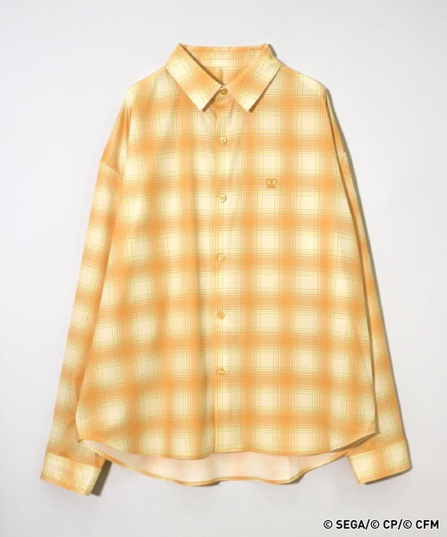 RAGEBLUE(レイジブルー)の「【プロジェクトセカイ×ZOZOTOWN】ワンダーランズ×ショウタイムコラボ モチーフチェックシャツ(シャツ/ブラウス・レディース・グレー系その他/グリーン系その他/ブルー系その他/イエロー/ピンク系その他/ピンク系その他2・MEDIUM/LARGE)」の4枚目の写真