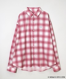 【プロジェクトセカイ×ZOZOTOWN】ワンダーランズ×ショウタイムコラボ モチーフチェックシャツ