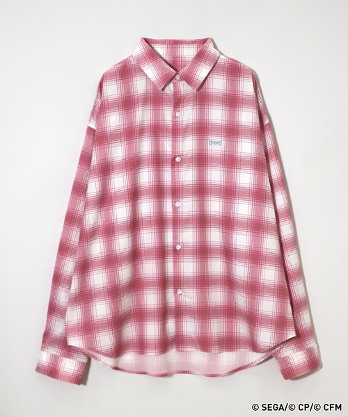 RAGEBLUE(レイジブルー)の「【プロジェクトセカイ×ZOZOTOWN】ワンダーランズ×ショウタイムコラボ モチーフチェックシャツ(シャツ/ブラウス・レディース・グレー系その他/グリーン系その他/ブルー系その他/イエロー/ピンク系その他/ピンク系その他2・MEDIUM/LARGE)」の6枚目の写真
