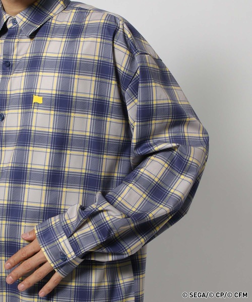 RAGEBLUE(レイジブルー)の「【プロジェクトセカイ×ZOZOTOWN】ワンダーランズ×ショウタイムコラボ モチーフチェックシャツ(シャツ/ブラウス・レディース・グレー系その他/グリーン系その他/ブルー系その他/イエロー/ピンク系その他/ピンク系その他2・MEDIUM/LARGE)」の15枚目の写真