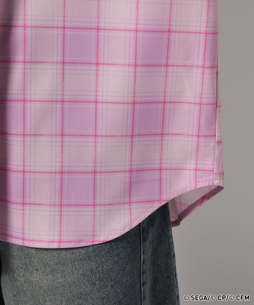 RAGEBLUE(レイジブルー)の「【プロジェクトセカイ×ZOZOTOWN】ワンダーランズ×ショウタイムコラボ モチーフチェックシャツ(シャツ/ブラウス・レディース・グレー系その他/グリーン系その他/ブルー系その他/イエロー/ピンク系その他/ピンク系その他2・MEDIUM/LARGE)」の12枚目の写真