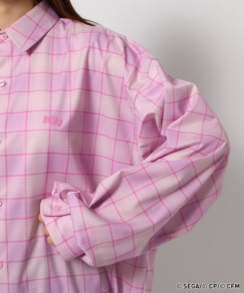 RAGEBLUE(レイジブルー)の「【プロジェクトセカイ×ZOZOTOWN】ワンダーランズ×ショウタイムコラボ モチーフチェックシャツ(シャツ/ブラウス・レディース・グレー系その他/グリーン系その他/ブルー系その他/イエロー/ピンク系その他/ピンク系その他2・MEDIUM/LARGE)」の11枚目の写真
