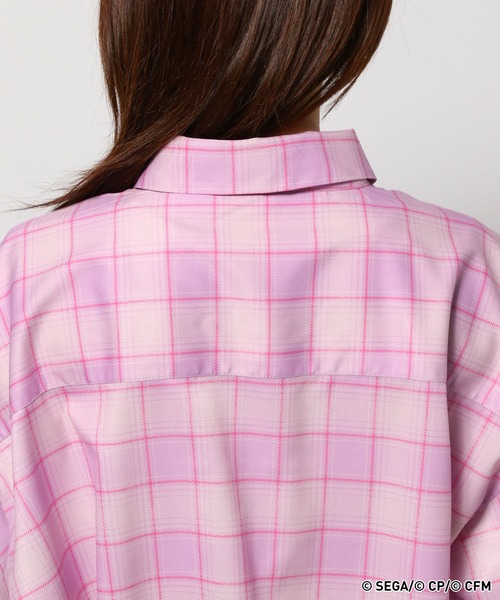 RAGEBLUE(レイジブルー)の「【プロジェクトセカイ×ZOZOTOWN】ワンダーランズ×ショウタイムコラボ モチーフチェックシャツ(シャツ/ブラウス・レディース・グレー系その他/グリーン系その他/ブルー系その他/イエロー/ピンク系その他/ピンク系その他2・MEDIUM/LARGE)」の10枚目の写真