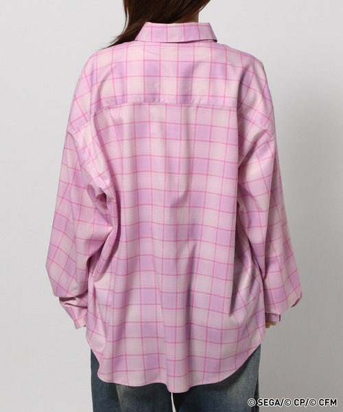 RAGEBLUE(レイジブルー)の「【プロジェクトセカイ×ZOZOTOWN】ワンダーランズ×ショウタイムコラボ モチーフチェックシャツ(シャツ/ブラウス・レディース・グレー系その他/グリーン系その他/ブルー系その他/イエロー/ピンク系その他/ピンク系その他2・MEDIUM/LARGE)」の8枚目の写真