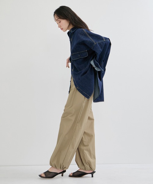 le cercle ADAM ET ROPE'(ルセルクルアダムエロペ)の「タックイージーパンツ(その他パンツ・レディース・ベージュ/ピンク/ブラック・FREE)」の13枚目の写真