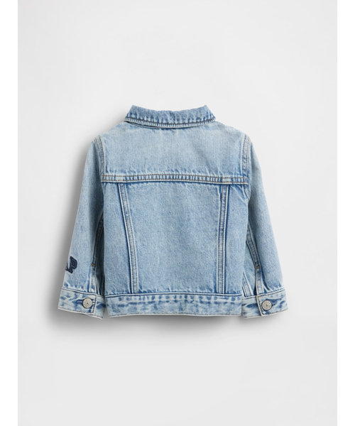 GAP（ギャップ）の「くまのプーさん アイコンデニムジャケット (ベビー)（デニムジャケット・キッズ・インディゴブルー・60cm/70cm/80ｃｍ/90cm）」の5枚目の写真