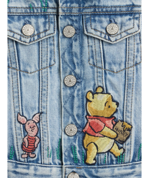 GAP（ギャップ）の「くまのプーさん アイコンデニムジャケット (ベビー)（デニムジャケット・キッズ・インディゴブルー・60cm/70cm/80ｃｍ/90cm）」の4枚目の写真