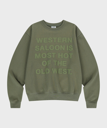 OLD WEST TYPO SWEATSHIRT KHAKI