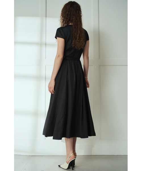 Estella.K(エステラケー)の「Hazel Denim Dress キャップスリーブデニムドレス(ワンピース・レディース・ブラック/インディゴブルー/モーブ系・FREE)」の8枚目の写真