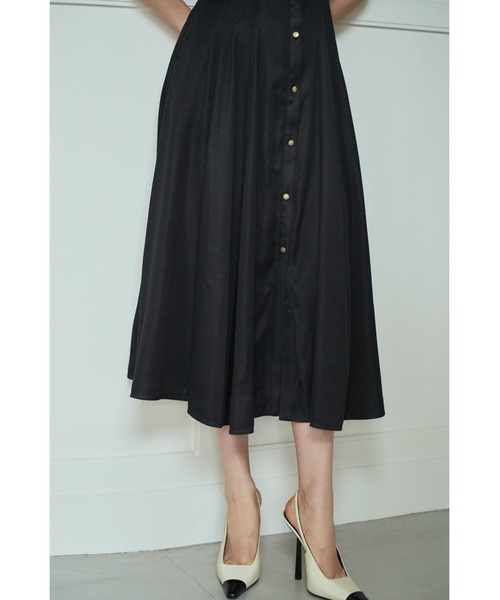 Estella.K(エステラケー)の「Hazel Denim Dress キャップスリーブデニムドレス(ワンピース・レディース・ブラック/インディゴブルー/モーブ系・FREE)」の14枚目の写真