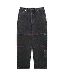 LMC（ ）の「CNTRST ST DOUBLE KNEE DENIM PANTS gray（デニムパンツ）」