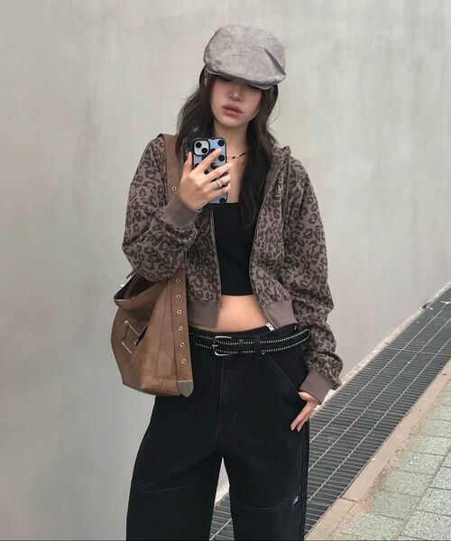 LMCの「CNTRST ST DOUBLE KNEE DENIM PANTS gray(デニムパンツ・レディース・その他・S/M/L)」の5枚目の写真