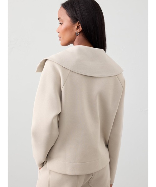BANANA REPUBLIC FACTORY STORE（バナナリパブリック ファクトリーストア）の「BANANA REPUBLIC FACTORY STORE　　ウィークエンダー カラー スウェットシャツ（スウェット・レディース・ブラック/ベージュ・XS/S/M/L）」の4枚目の写真