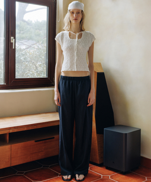 ANDNEEDS(アンドニーズ)の「Polki stripe pants (navy)(スラックス・レディース・その他・FREE)」の3枚目の写真