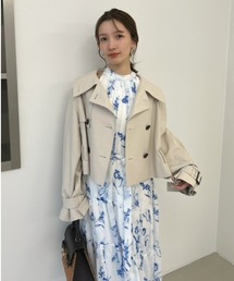 FRAY I.D（フレイアイディー）の「ボリュームスリーブショートトレンチコート／撥水（トレンチコート）」