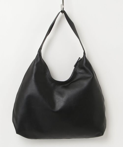 YArKA（ヤーカ）の「【YArKA/ヤーカ】real leather round design one handle big bag [wam10] / リアルレザーワンハンドルデザインビッグバッグ（トートバッグ・レディース・ブラック・FREE）」の14枚目の写真