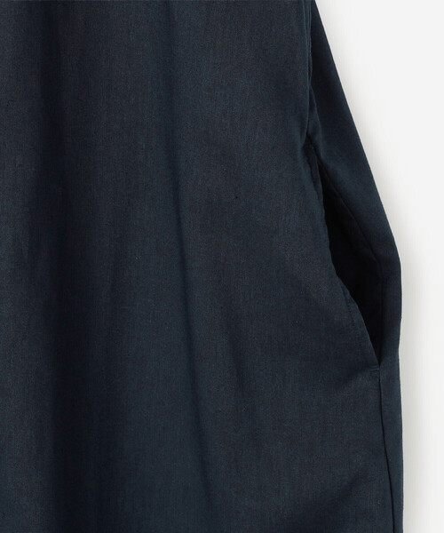 GYMPHLEX(ジムフレックス)の「Gymphlex | フレンチスリーブ ボタンダウンシャツワンピース WOMEN(シャツワンピース・レディース・ネイビー・14)」の16枚目の写真