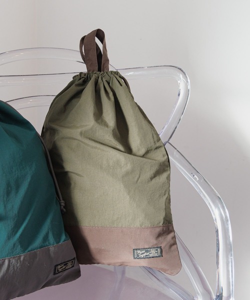 GLOBAL WORK（グローバルワーク）の「洗えるスクール巾着L/641386（ハンドバッグ・キッズ・グレー系その他3/ピンク/グリーン/ホワイト/ブルー系その他4/その他/グレー系その他/ライトブルー/ブラック/カーキ・FREE）」の5枚目の写真