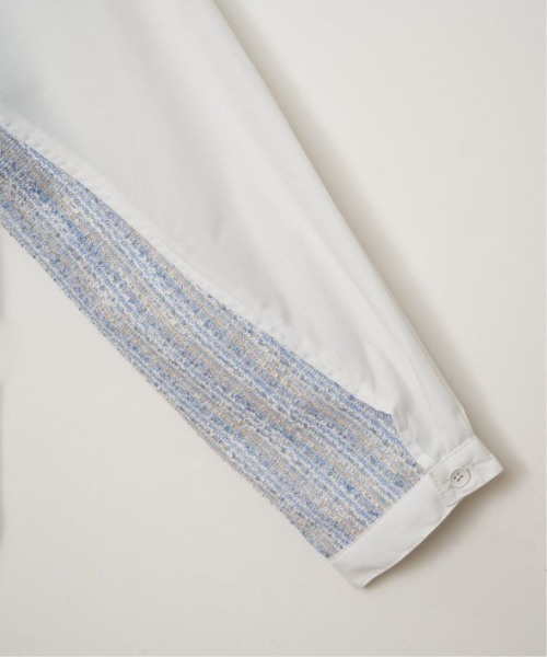 LBC（エルビーシー）の「異素材切り替えシャツ（シャツ/ブラウス・レディース・グレー/ベージュ/ダークグレー/ブルー・M）」の20枚目の写真