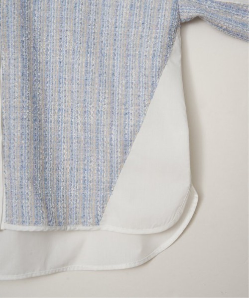 LBC（エルビーシー）の「異素材切り替えシャツ（シャツ/ブラウス・レディース・グレー/ベージュ/ダークグレー/ブルー・M）」の21枚目の写真