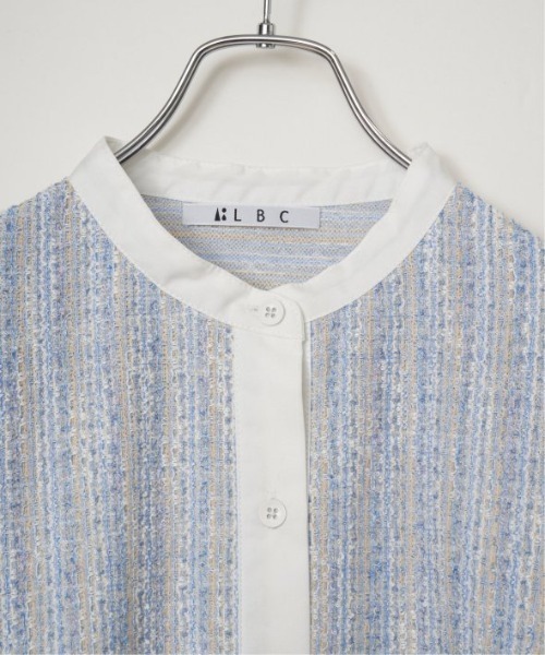 LBC（エルビーシー）の「異素材切り替えシャツ（シャツ/ブラウス・レディース・グレー/ベージュ/ダークグレー/ブルー・M）」の22枚目の写真