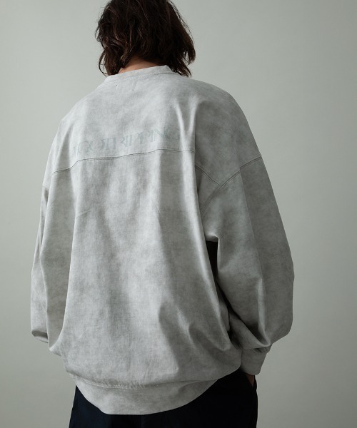 EGO TRIPPING(エゴトリッピング)の「mlt5592- SWITCHCUT カットソー(666651)(Tシャツ/カットソー・メンズ・ブラック/グレー・48/46)」の5枚目の写真