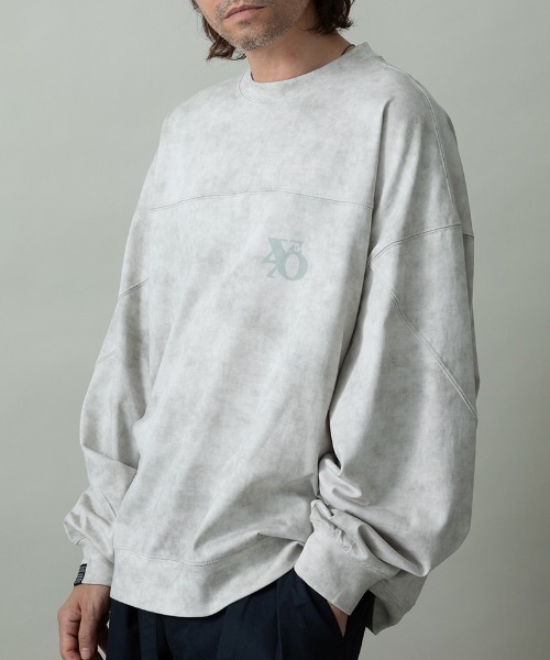 EGO TRIPPING(エゴトリッピング)の「mlt5592- SWITCHCUT カットソー(666651)(Tシャツ/カットソー・メンズ・ブラック/グレー・48/46)」の6枚目の写真