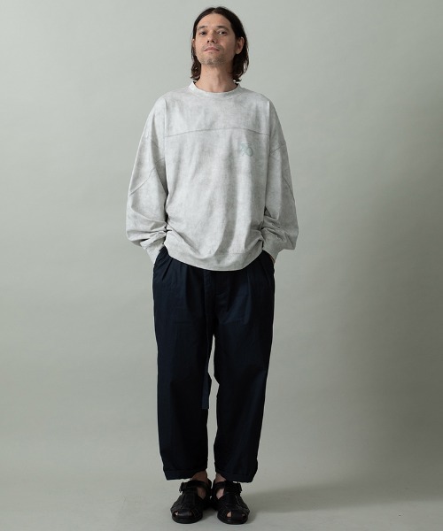 EGO TRIPPING(エゴトリッピング)の「mlt5592- SWITCHCUT カットソー(666651)(Tシャツ/カットソー・メンズ・ブラック/グレー・48/46)」の7枚目の写真