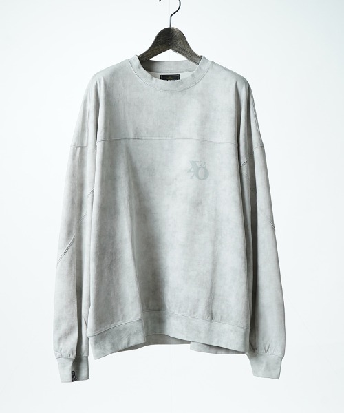 EGO TRIPPING(エゴトリッピング)の「mlt5592- SWITCHCUT カットソー(666651)(Tシャツ/カットソー・メンズ・ブラック/グレー・48/46)」の11枚目の写真