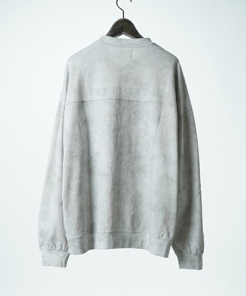 EGO TRIPPING(エゴトリッピング)の「mlt5592- SWITCHCUT カットソー(666651)(Tシャツ/カットソー・メンズ・ブラック/グレー・48/46)」の12枚目の写真