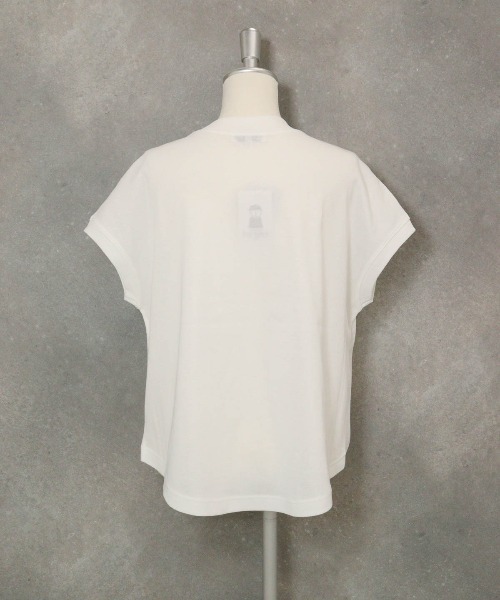 STUDIO PICONE(スタジオピッコーネ)の「コットン100%フレンチプルオーバー(Tシャツ/カットソー・レディース・ライトブルー/ホワイト/ブラウン/ライトパープル・LL/L/M)」の5枚目の写真