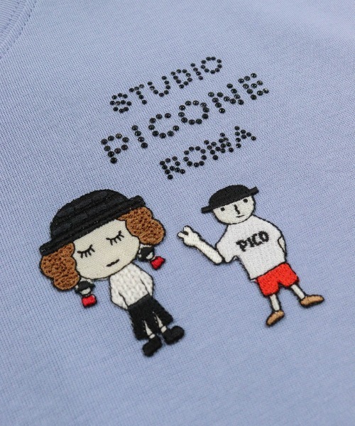 STUDIO PICONE(スタジオピッコーネ)の「コットン100%フレンチプルオーバー(Tシャツ/カットソー・レディース・ライトブルー/ホワイト/ブラウン/ライトパープル・LL/L/M)」の18枚目の写真