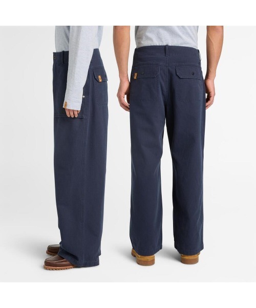 Timberland(ティンバーランド)の「コットン ダック パンツ ユニセックス(その他パンツ・メンズ・ダークラベンダー・30inch/32inch/34inch/36inch)」の2枚目の写真