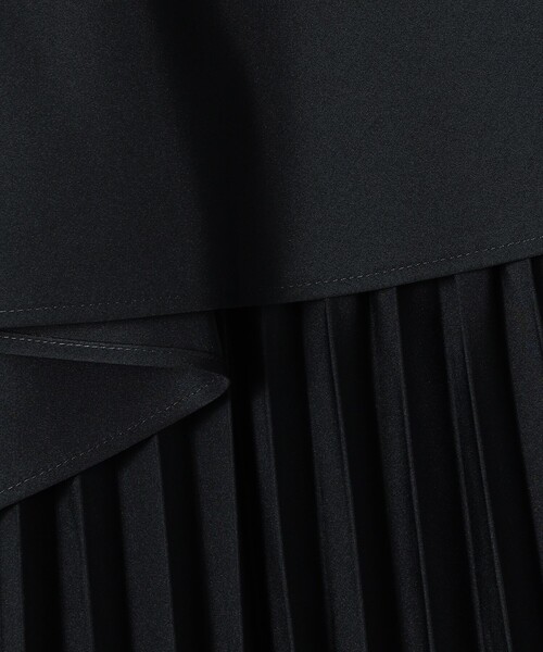 BALLSEY（ボールジィ）の「プリーツコンビ フロントドレープブラウス（シャツ/ブラウス・レディース・ホワイト/ネイビー・36）」の10枚目の写真