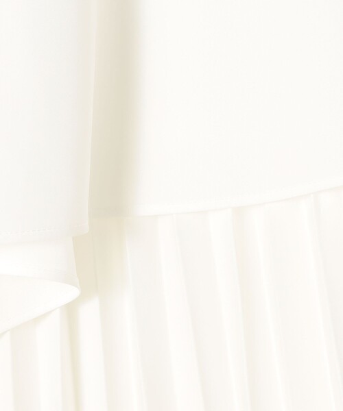 BALLSEY（ボールジィ）の「プリーツコンビ フロントドレープブラウス（シャツ/ブラウス・レディース・ホワイト/ネイビー・36）」の11枚目の写真