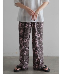 FIL DE FER | 【予約】シャドウフラワープリント　イージーパンツ(その他パンツ)